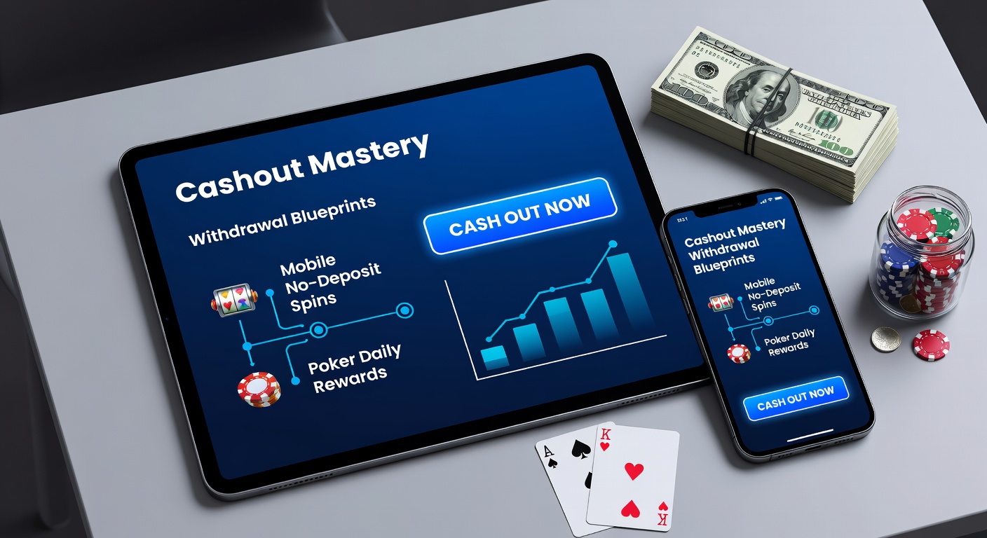 Detaillierte Grafik eines Auszahlungsplans mit Poker-Chips und Slot-Symbolen auf Smartphone-Display