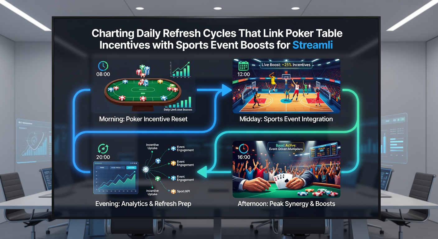 Darstellung der Synchronisation zwischen Poker-Anreizen und Sport-Boosts in mobilen Auszahlungssystemen