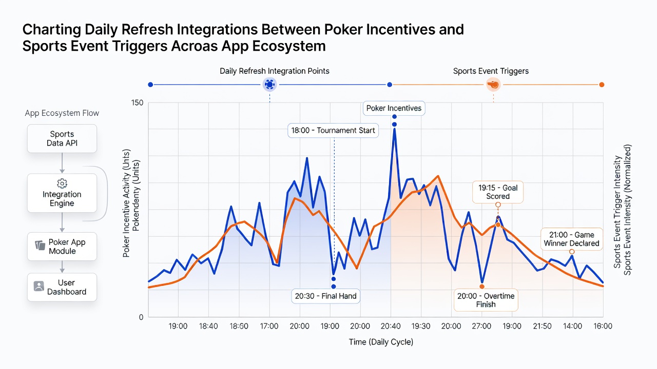 Visualisierung von App-Ökosystemen mit integrierten Poker- und Sport-Triggern für tägliche Erneuerungen