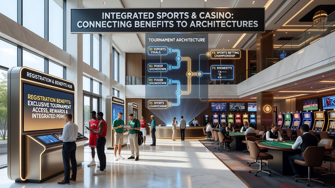 Beispielhafte Turnierarchitektur mit integrierten Registrierungsbenefits in Sport- und Casino-Settings
