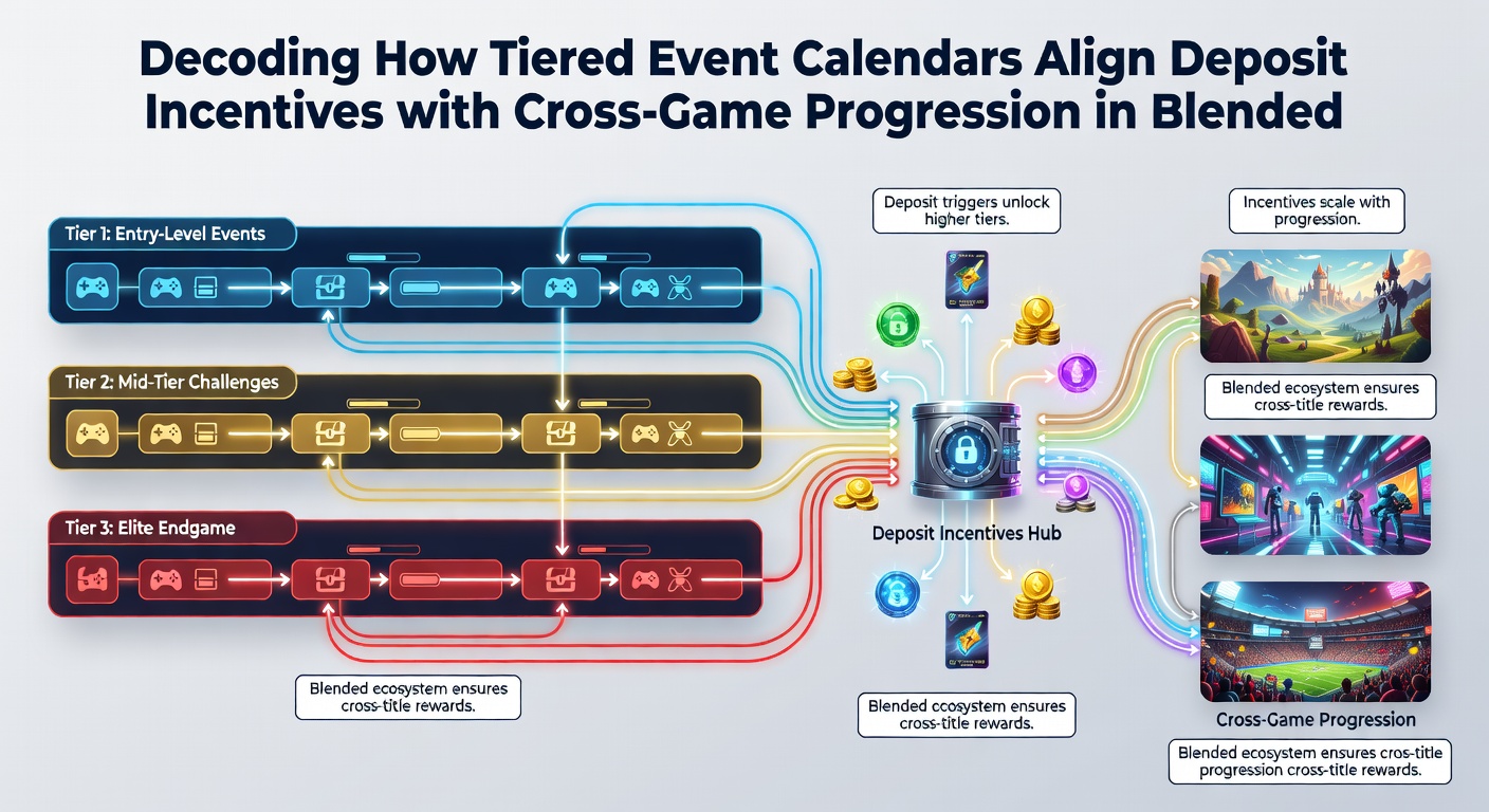 Datenvisualisierung zu Progressionsebenen und Einzahlungsströmen über Casino- und Wettmodule