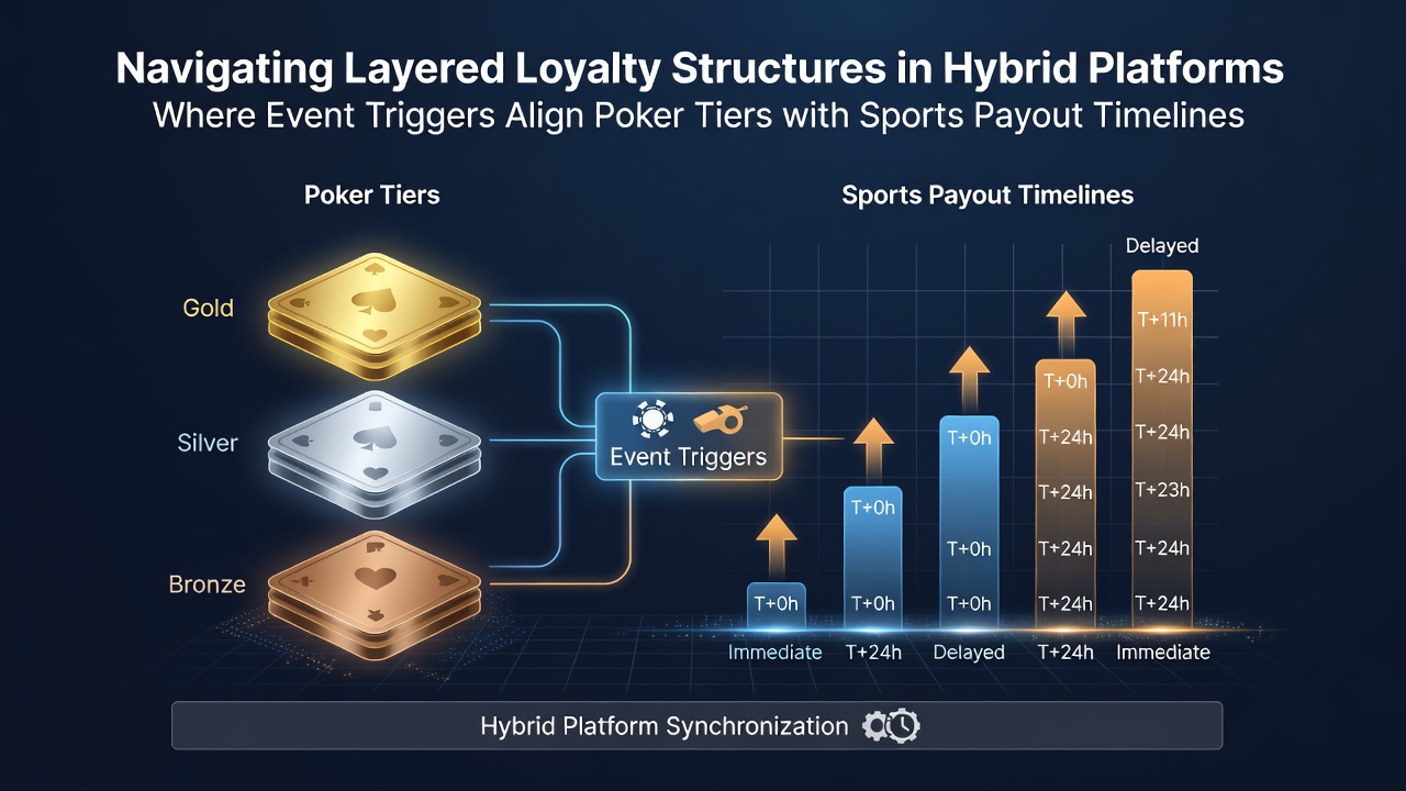 Mehrstufige Treuehierarchien in hybriden Gaming-Plattformen: Event-Trigger synchronisieren Poker-Stufen mit Sportauszahlungszeitplänen